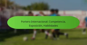 Portero Internacional: Competencia, Exposición, Habilidades